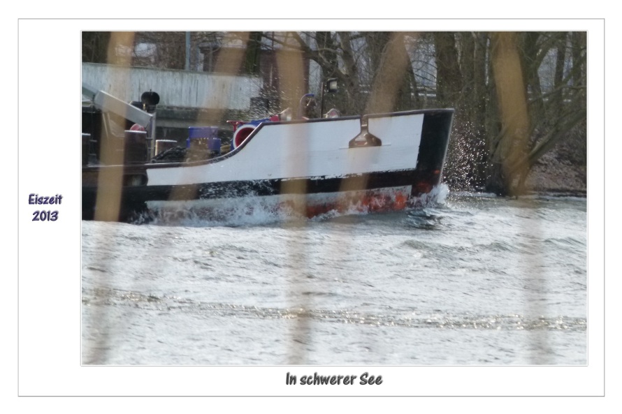 In schwerer See